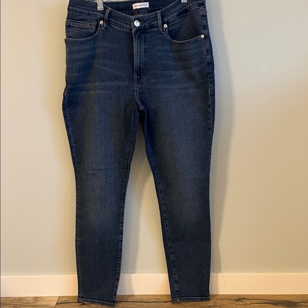 Good American Dark Blue Skinny Jeans